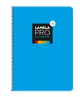 Cuaderno fº 4mm 100h 90grs tapa extra dura azul lamela 7fte104a - 7FTE104A