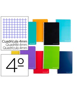 Cuaderno 4º 4x4 80h 75grs t/d surtido liderpapel 08400 bc51 - 08400