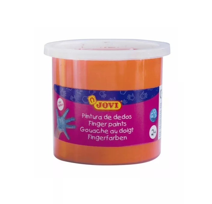 PINTURA DEDOS 125ML NARANJA JOVI 560/06 81321-2