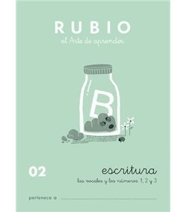 Cuaderno escolar escritura 02 rubio 109159 - 12602015