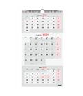 Calendario pared para escribir 265x480 3 meses vista 2022 finocam 781580022 - 781580022-2