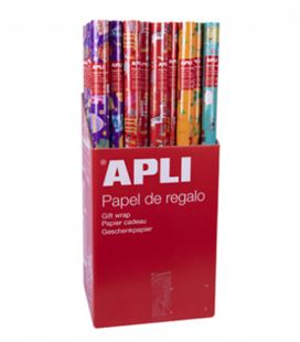 Papel regalo rollo 0,70x2 mts infantil apli 14002 - 14002