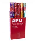 Papel regalo rollo 0,70x2 mts infantil apli 14002 - 14002