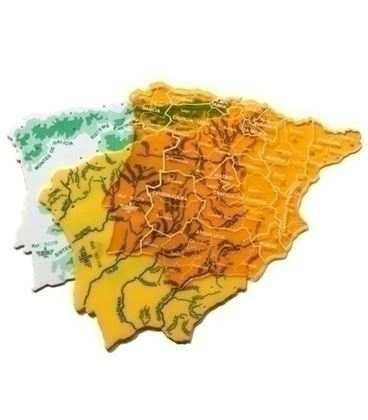 Regla plantilla mapa españa juego 3uds grande dfh 152218 - 24001061