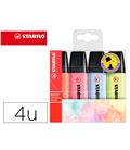 Marcador fluorescent estuche 4 color boss pastel stabilo 70/4-4 567374 - 161919