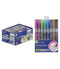 Rotulador bicolor plata + neon-pastel 8 colores bismark 327906