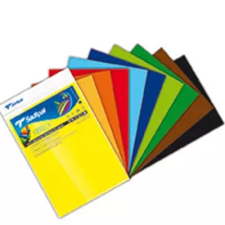 CARTULINA A4 10H COLORES INTENSOS SADIPAL 07387 S322A450