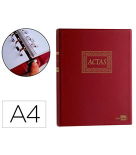 Libro contable fº actas recambiable 100h liderpapel at02 162858