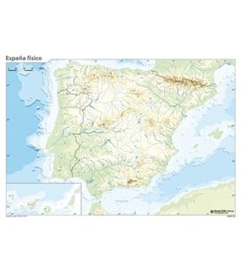 Mapa mudo españa fisico erik mm0102