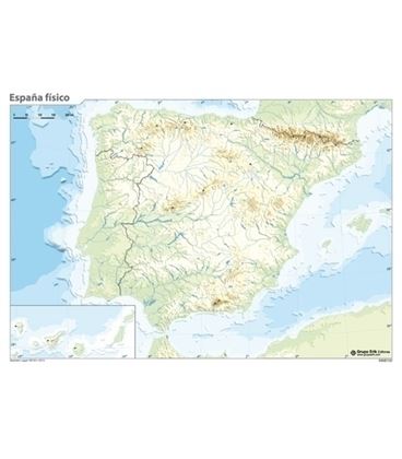 Mapa mudo españa fisico erik mm0102 - 21601083