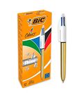 Boligrafo boli retractil 4 colours basicos shine oro bic 982878 404120 - 982878-1