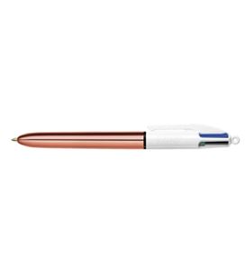 Boligrafo boli retractil 4 colours basicos shine rose gold bic 504894 636910 - 504894