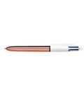 Boligrafo boli retractil 4 colours basicos shine rose gold bic 504894 636910