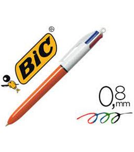 Boligrafo boli retractil 4 colours original fine bic 982867 101760 - 982867