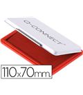 Almohadilla tampon 7x11cms nº2 rojo q-connect kf25212 150747 - 150747