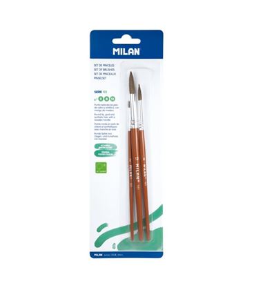 Pincel set surtidos 2-8-12 milan bwm10459 - BWM10459