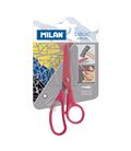 Tijera escolar blister basic colours 13.4cm milan bwm10341 - BWM10341