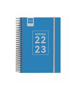 Agenda escolar 22/23 1/8 dia pagina sec. azul finocam 634264123 - 634264123