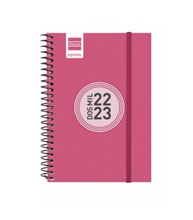 Agenda escolar 22/23 e8 semana vista color rosa finocam 630524523 - 630524523