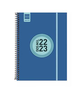 Agenda escolar 22/23 e10 semana vista label azul cob+ finocam 633081523 - 633081523