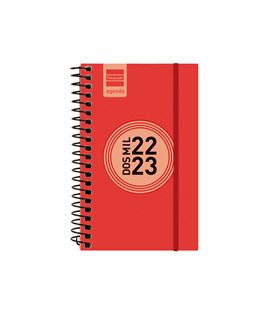 Agenda escolar 22/23 e3 semana vista label rojo cob+ finocam 632003023 - 632003023