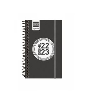 Agenda escolar 22/23 e3 semana vista label negro cob+ finocam 632006023 - 632006023