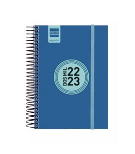Agenda escolar 22/23 e8 dia pagina label azul cob+ finocam 633361523 - 633361523