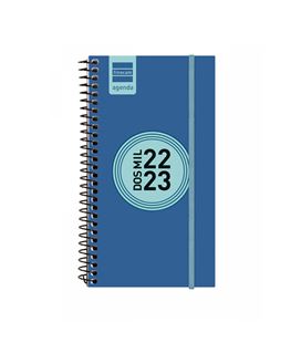 Agenda escolar 22/23 e9 semana vista label azul cob+ finocam 633021523 - 633021523