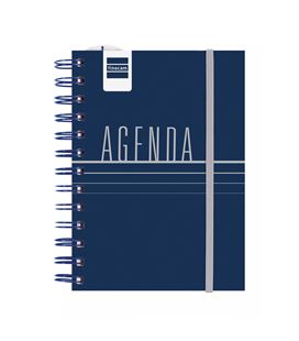 Agenda escolar 22/23 1/8 dia pagina mini institut lisa azul finocam 5324217 - 532421723