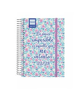 Agenda escolar 22/23 1/8 dia pagina sec. imposible finocam 634263423 - 634263423