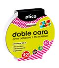 Cinta doble cara extra ancha 30mmx50mts plico 13322