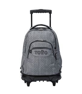 Mochila con carro compac gris metalico totto ma03eco006-2210p-3y9 - MA03ECO006-2210P-3Y9