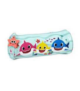 Estuche vacío redondo baby shark "beach day" safta 812160026