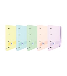 Carpeta 4 anilla a4 +recambio surtidas pastel europeanbinder oxford 4001461