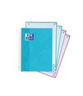 Cuaderno espiral a5 5x5 120h 90g microper. tdura pastel oxford 400133561 - 400133561-1