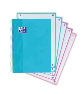 Cuaderno espiral a4 5x5 120h 90g microper. tdura tendencia oxford 400133562 - 400133562-1