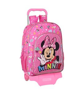 Mochila con carro minnie mouse "lucky" safta 612212160