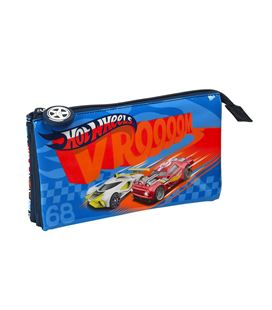 Estuche vacío triple hot wheels "challenge" safta 812238744 - 812238744