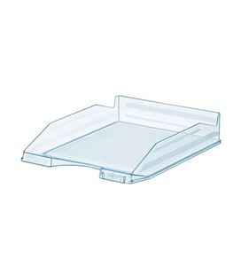 Bandeja sobremesa plastico transparente azul faibo 93-22