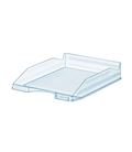 Bandeja sobremesa plastico transparente azul faibo 93-22