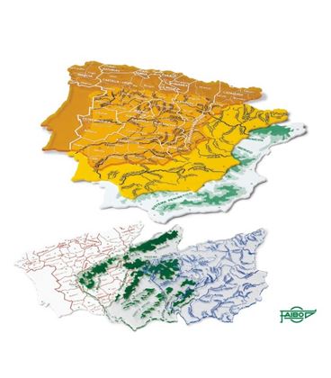 Regla plantilla mapa españa 3uds faibo 250 - 250 - 250G