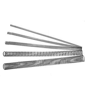 Espiral metalica paso 64 5:1 negro 10 mm caja 200u yosan - 18105001