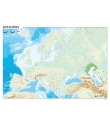 Mapa mudo europa fisico erik mm0104 - 21601085