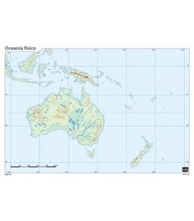 Mapa mudo oceania fisico erik mm0138