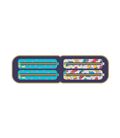 Estuche con pinturas y rotuladores 4 estuches kickflip gris milan 08872kf - 08872KF-2