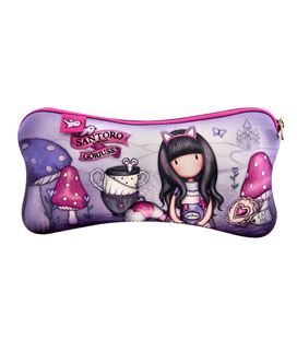 Estuche vacío neopreno santoro´s gorjuss™ cheshire cat safta 271gj34