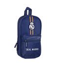 Estuche con pinturas y rotuladores mochila c/4 port.vacio real madrid 2ª equip. safta 412134847 - 412134847