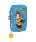 Estuche con pinturas y rotuladores doble pqño 28 pcs paw patrol "friendship" safta 412256854