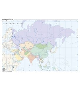 Mapa mudo asia politico erik mm0125