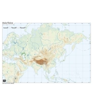 Mapa mudo asia fisico erik mm0126 - 21601097